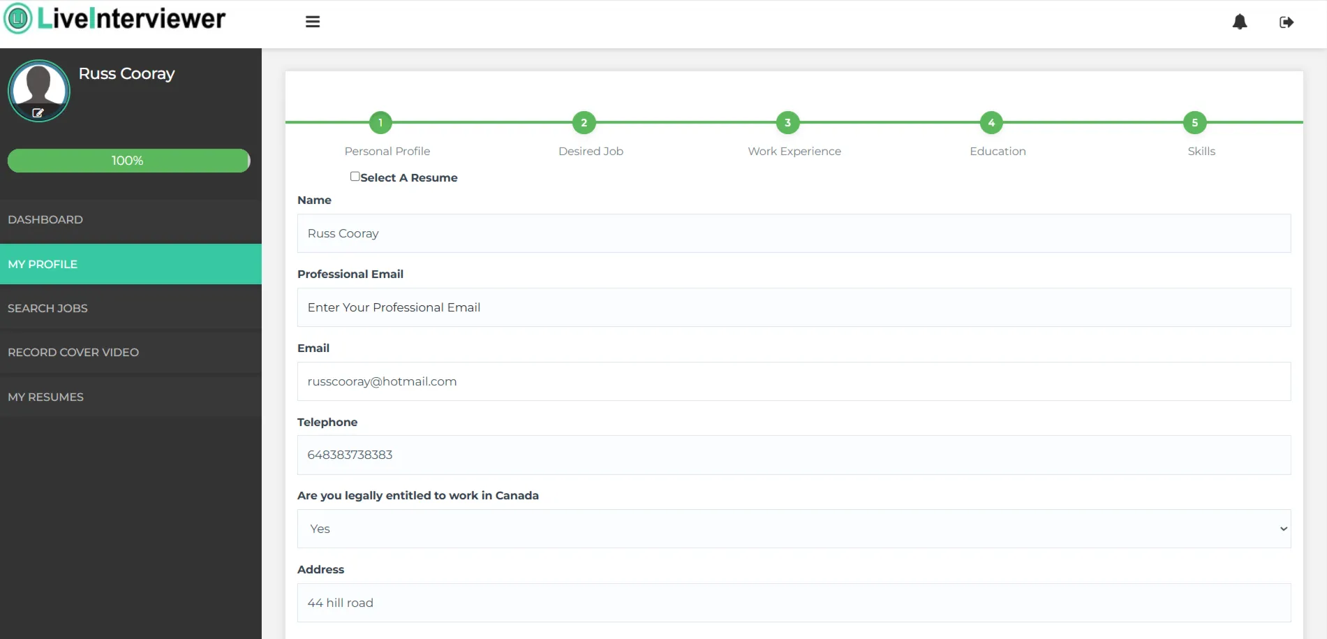 Live Interviewer - Case Study