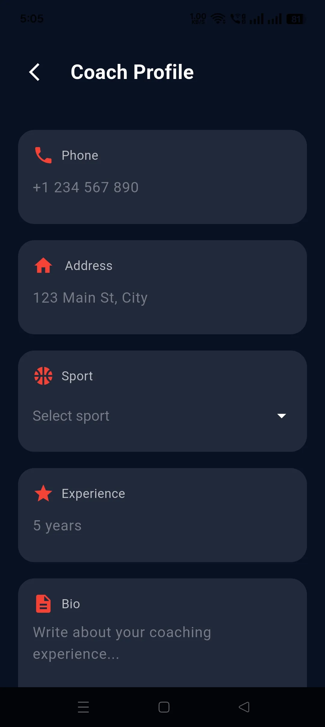 CoachBook App - Case Study