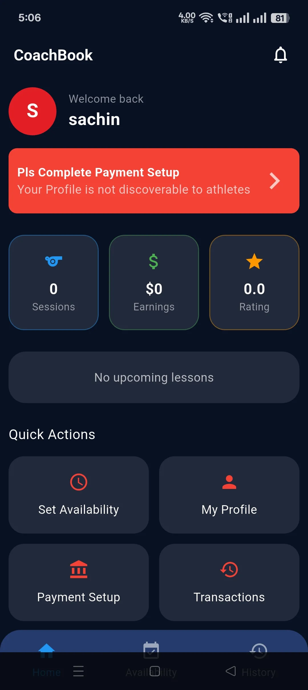 CoachBook App - Case Study